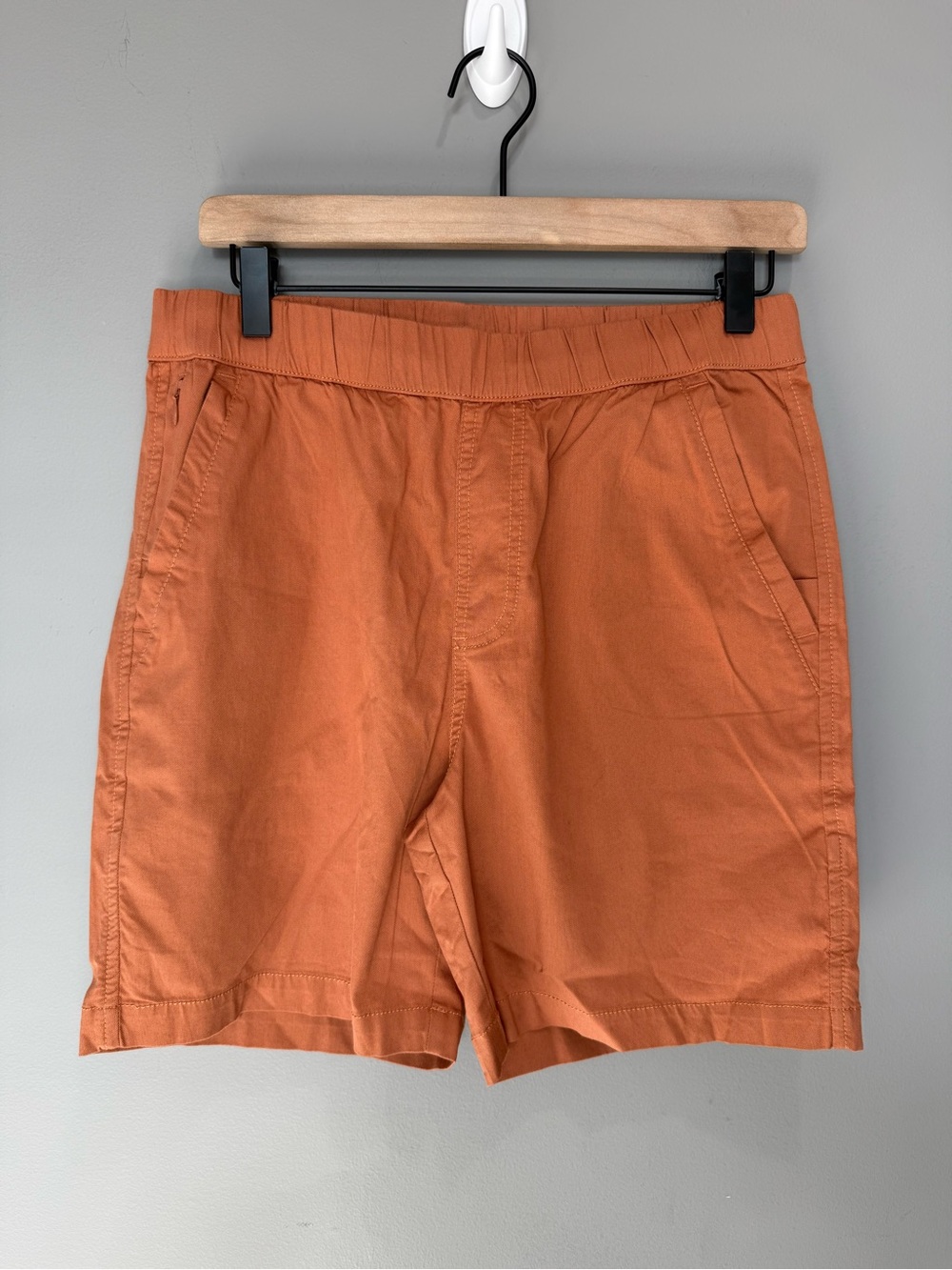 Pact Men's Casual Orange Pull-On Shorts
